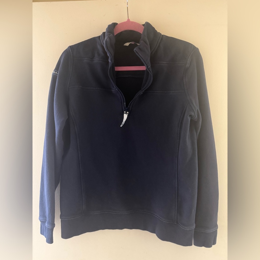 Vineyard Vines Boys Navy Quarter Zip Shep Shirt